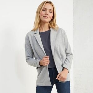 🪴 Hemp Fleece Sweatshirt Blazer | UpWest | Medium Heather Grey | NWT (Size M)